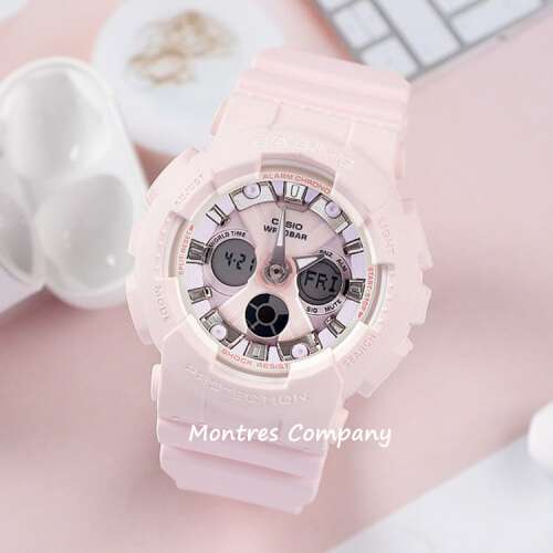 Montres Company 香港註冊公司 (32年老店) 卡西歐 CASIO BABY-G 粉紅色 BA-130WP-4A...