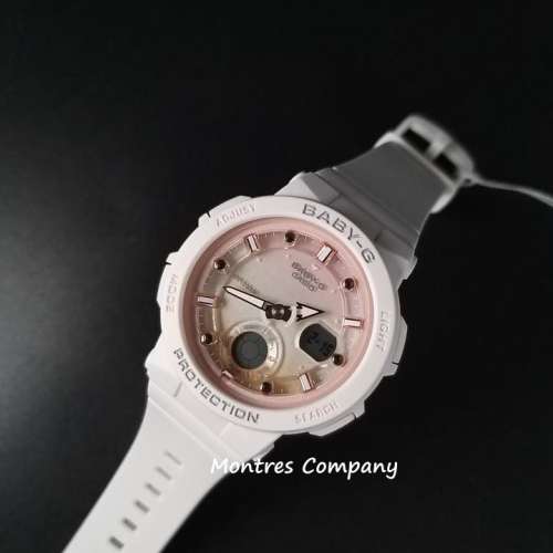 Montres Company 香港註冊公司(32年老店) 卡西歐 CASIO Baby-G 漸變色 白色粉紅 BG...