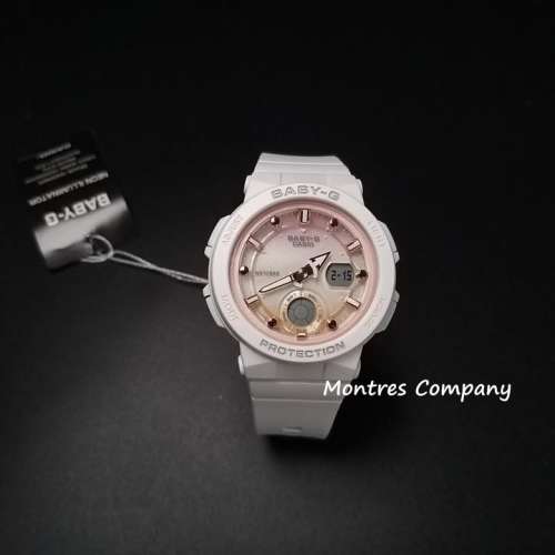 Montres Company 香港註冊公司(32年老店) 卡西歐 CASIO Baby-G 漸變色 白色粉紅 BG...