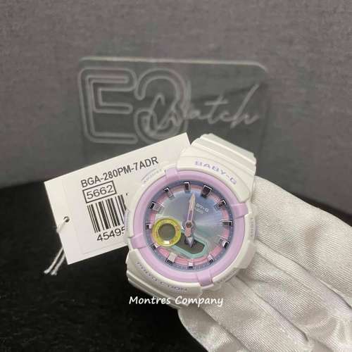 Montres Company 香港註冊公司 (32年老店) 卡西歐 CASIO Baby-G 100米防水 白粉紅...