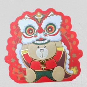 【Starbucks 星巴克】2026「星巴克熊舞獅」經典利是封6個一包