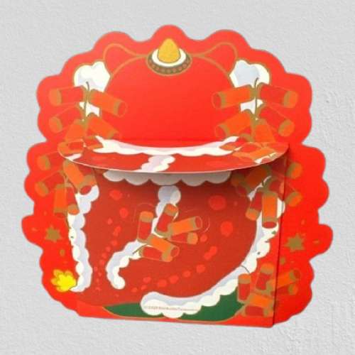 【Starbucks 星巴克】2026「星巴克熊舞獅」經典利是封6個一包