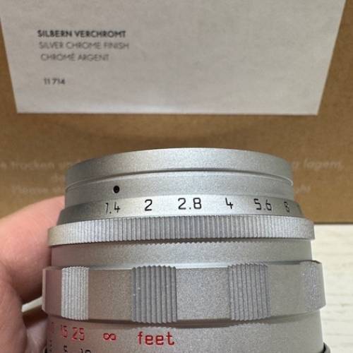 Leica Summilux-M 1:1.4/50 (2025 re-issue version 11714)