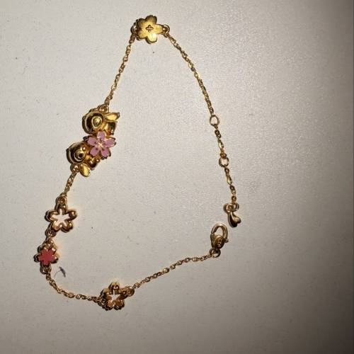 周大福迪士尼史迪仔系列 3條9金手鏈