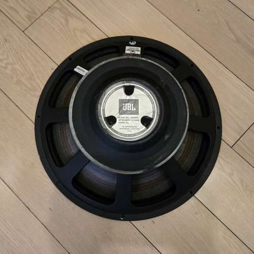 美國製 JBL 2226HPL 15" 16 ohm 低音單元一個