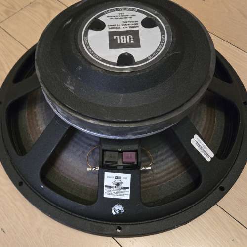 美國製 JBL 2226HPL 15" 16 ohm 低音單元一個