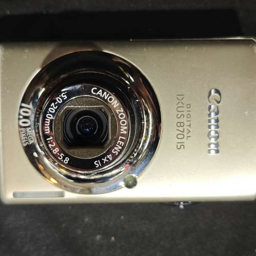 canon ixus 870 is CCD 佳能 85%-90%new 功能正常 跟2電一充連手繩 送記憶卡 送讀...