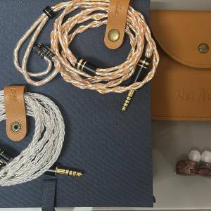 (限量發售)耳機套裝，1圈4鐵，雙氣孔技術，穩定木色系耳機1副(耳機名:木WOOD)+琉離V...