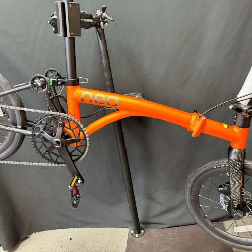 (靚價 橙色 同 限定櫻花粉色) 2026  新款 JAVA NEO 9速 油剎桶軸 16吋349 碳叉鋁合...