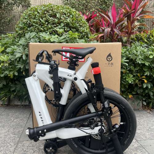 Lidrop 一叮點 pro版 5速16吋碟剎碳纖維折叠車 送水架前後蛙燈叮叮