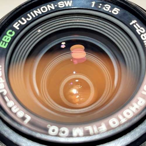 (M42) 富士 EBC Fujinon SW 28mm f3.5 銳利廣角鏡 Fujica 合 Eos FX Sony A7