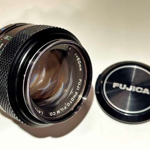 (M42) 富士 EBC Fujinon 50mm f1.4 大光圈標準鏡 Fujica 合 Eos FX Sony A7