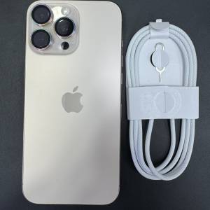 99%New iPhone 16 Pro Max 256GB 金色 香港行貨 保養到2026年3月13日 電池99% 有配...