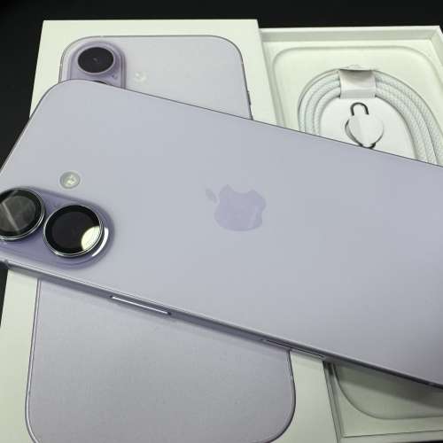 iPhone 17 256GB 紫色 香港行貨 蘋果一年保養 電池100% 自用首選超值