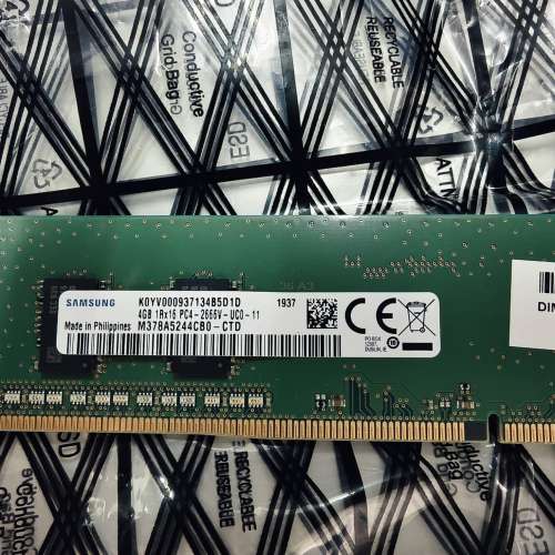 Samsung 4G ddr4 RAM 台式機用，不是 notebook RAM