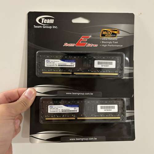 Team Elite 8GB DDR3 1600 記憶體 RAM