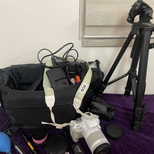 Canon EOS 100D DSLR Camera with Accessories