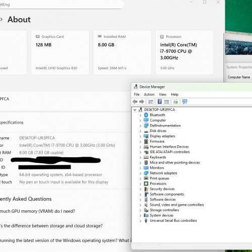 Dell Inspiron 3470 Windows 11 SFF Desktop computer i7-9700 8GB RAM 512GB SSD ...