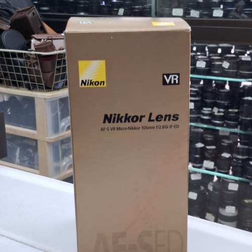 感謝有愛客人蔡先生捐出 NIKON AF-S MICRO-NIKKOR 105MM F2.8G IF ED LIKE NEW $220...