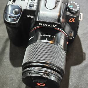 sony a350 索尼 + 18-70 18mm 70mm 18 70 機 功能正常 1電一充  機mon 有老化問題 ...