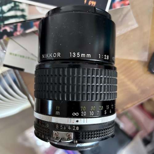 Nikon Nikkor AIS 135mm f/2.8 鏡頭 手動 發霉 狀況差