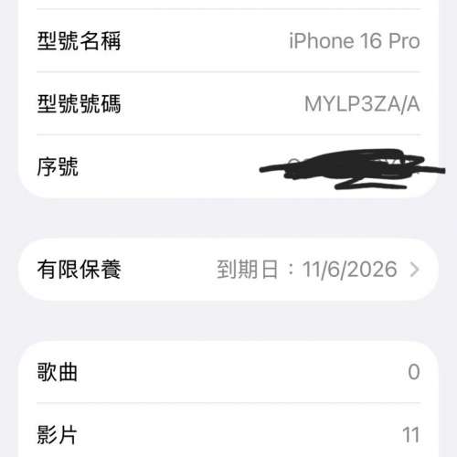 99％iPhone 16 Pro 白色(128)