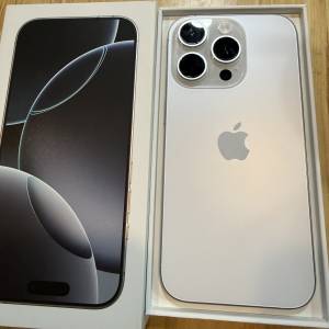iPhone 16pro 128gb,港行極新，電池健康度100，還有保至4月，全套齊！快者得！