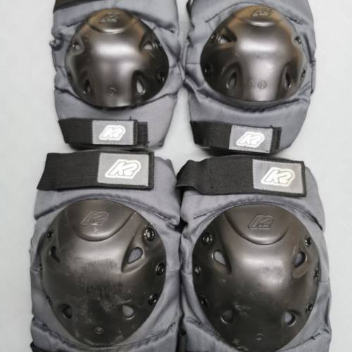 九成新45码旱冰鞋（送护具包括护臀）