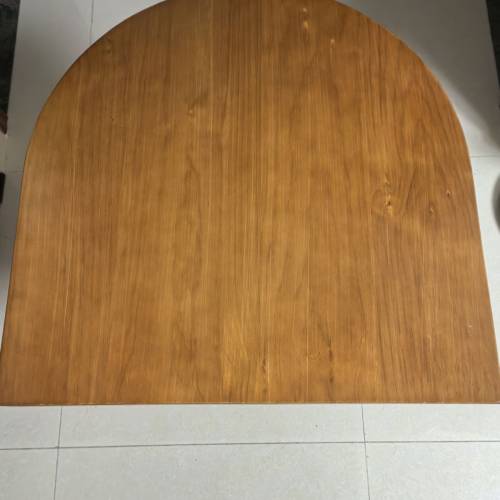 99成新的二手工业风实木双人餐桌椅