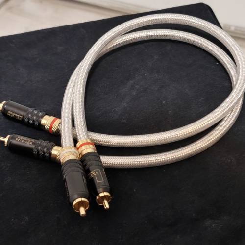 單間銅鍍銀屏蔽rca過機線