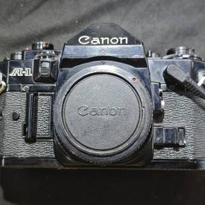 Canon A1 佳能 a-1 + 日曆後背 功能正常 送電試機 90%以上新