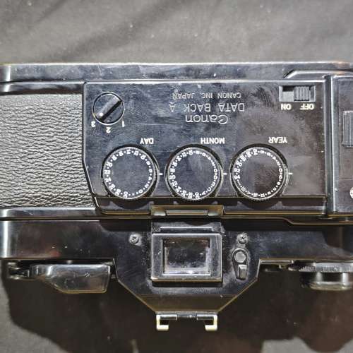 Canon A1 佳能 a-1 + 日曆後背 功能正常 送電試機 90%以上新