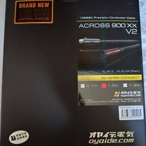 Oyaide Across 900 XX V2 XLR Cable