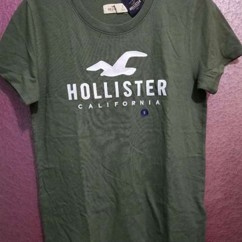 全新女裝 hollister 貼花標誌