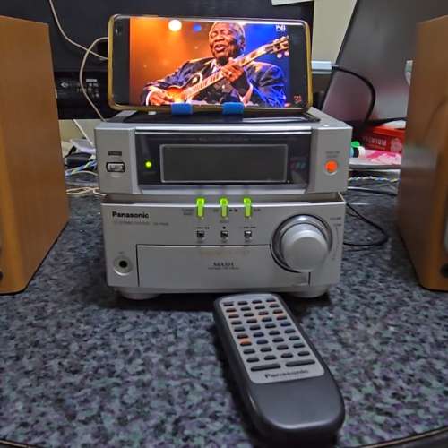 日本名牌 Panasonic SA-PM05 微型音響 mini hi fi 迷你音響組合 收音擴音機 (Enhan...