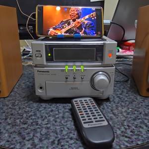 日本名牌 Panasonic SA-PM05 微型音響 mini hi fi 迷你音響組合 收音擴音機 (Enhan...