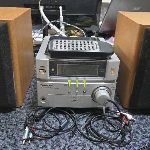 日本名牌 Panasonic SA-PM05 微型音響 mini hi fi 迷你音響組合 收音擴音機 (Enhan...
