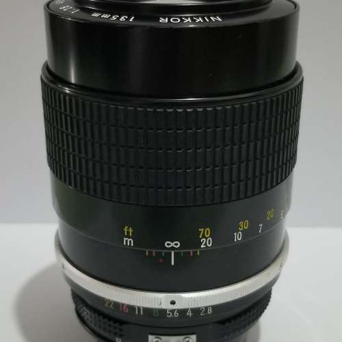 Nikon FX 135mm F2.8 Lens Manual Fucus 98% New