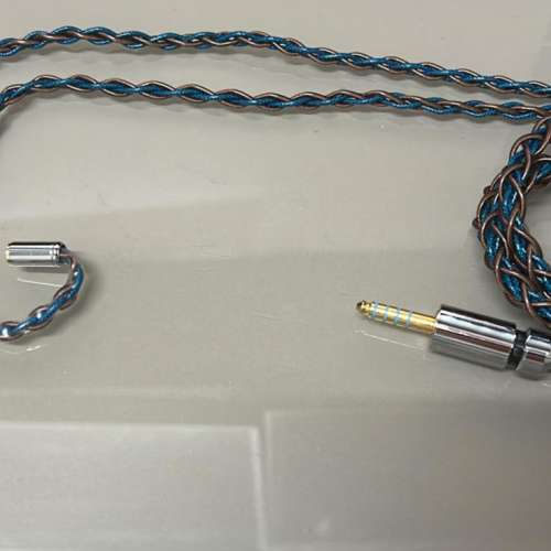 [限量1條][日本耳機線](線名:藍禪 ラン・チャン)全新三層結構冷凍Litz萬隆單晶銅線+...