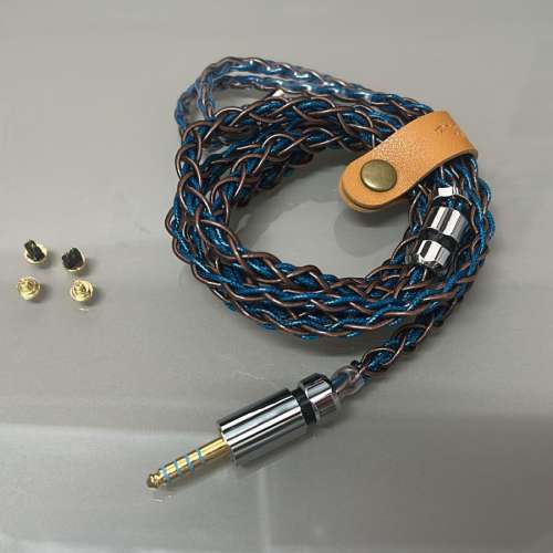 [限量1條](2026年新產品)[日本耳機線系列:藍禪ラン・チャン)，全新三層結構冷凍Litz...