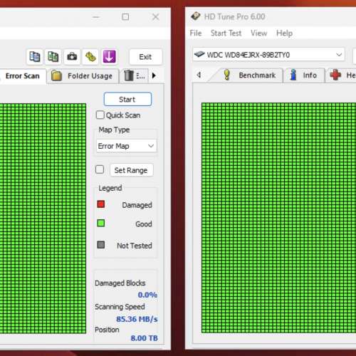 出售 : 2台 WD 8TB 紫標硬碟 (共16TB)