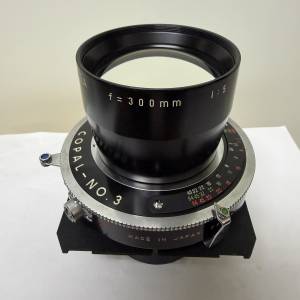 《大片幅》Komura 300mm F6.3, Copal 3快門