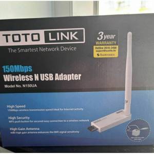 可講價 TOTOLINK N150UA 150Mbps Wireless N USB Adapter USB 無線網卡 wifi