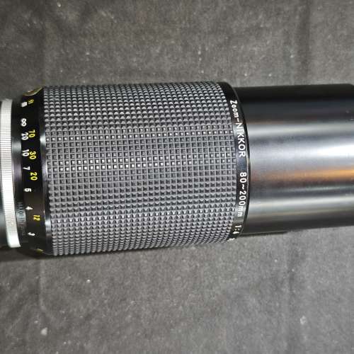 Nikon 80-200/4 zoom Nikkor 尼康 80mm 200mm 80 200 MF AIS 98%new 送filter 鏡片...