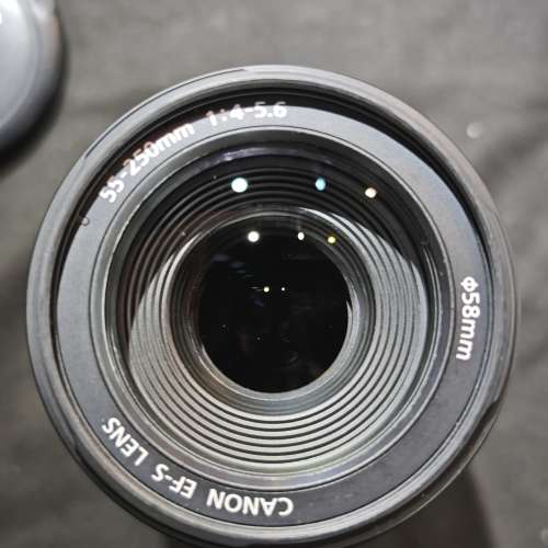 Canon 55-250 EFS 98%new 55mm 250mm 55 250 鏡片無損 功能正常 送filter