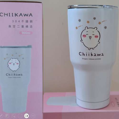 台灣原裝正版 Chiikawa 可愛大明星隨行冰霸杯 (全新貨品)
