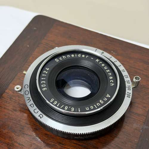 《大片幅》Schneider-Kreuznach Angulon 165mm F6.8 + Compur 0快門