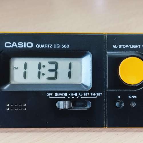 1980 Vintage CASIO Alarm Clock .... !! 卡西歐 1980年代古典鬧鐘 .... !!