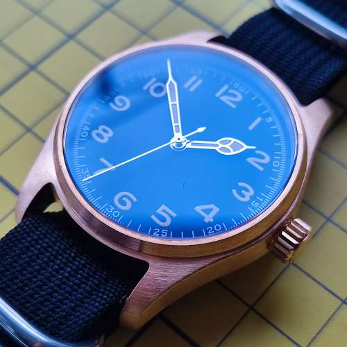 全新軍錶款青銅錶殼