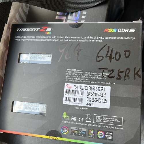 G.Skill DDR5 6400 48GBx2